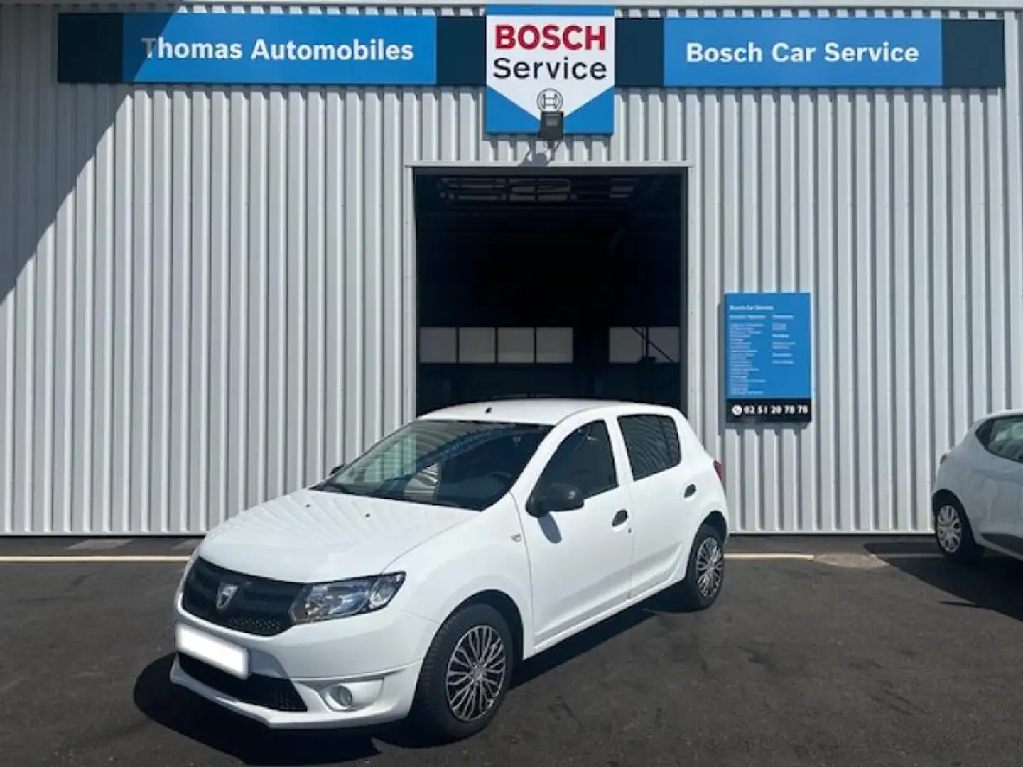 Dacia Sandero 1.2 16v 75ch Ambiance Euro6 Blanc - 1