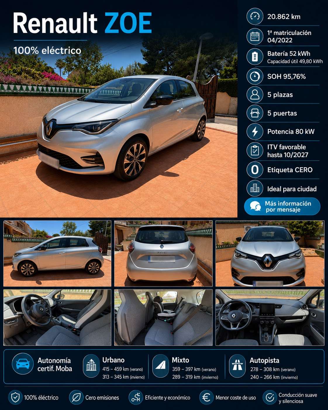 Renault ZOE Evolution 50 R110 80kW - foto 1