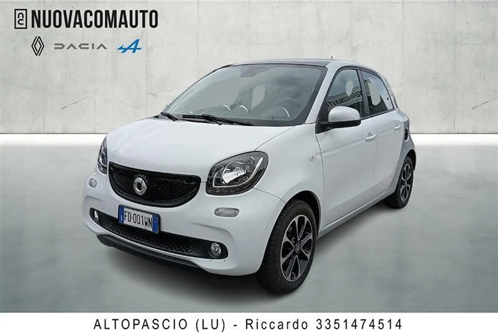 smart forFour 1.0 Passion 71cv Bianco - 1