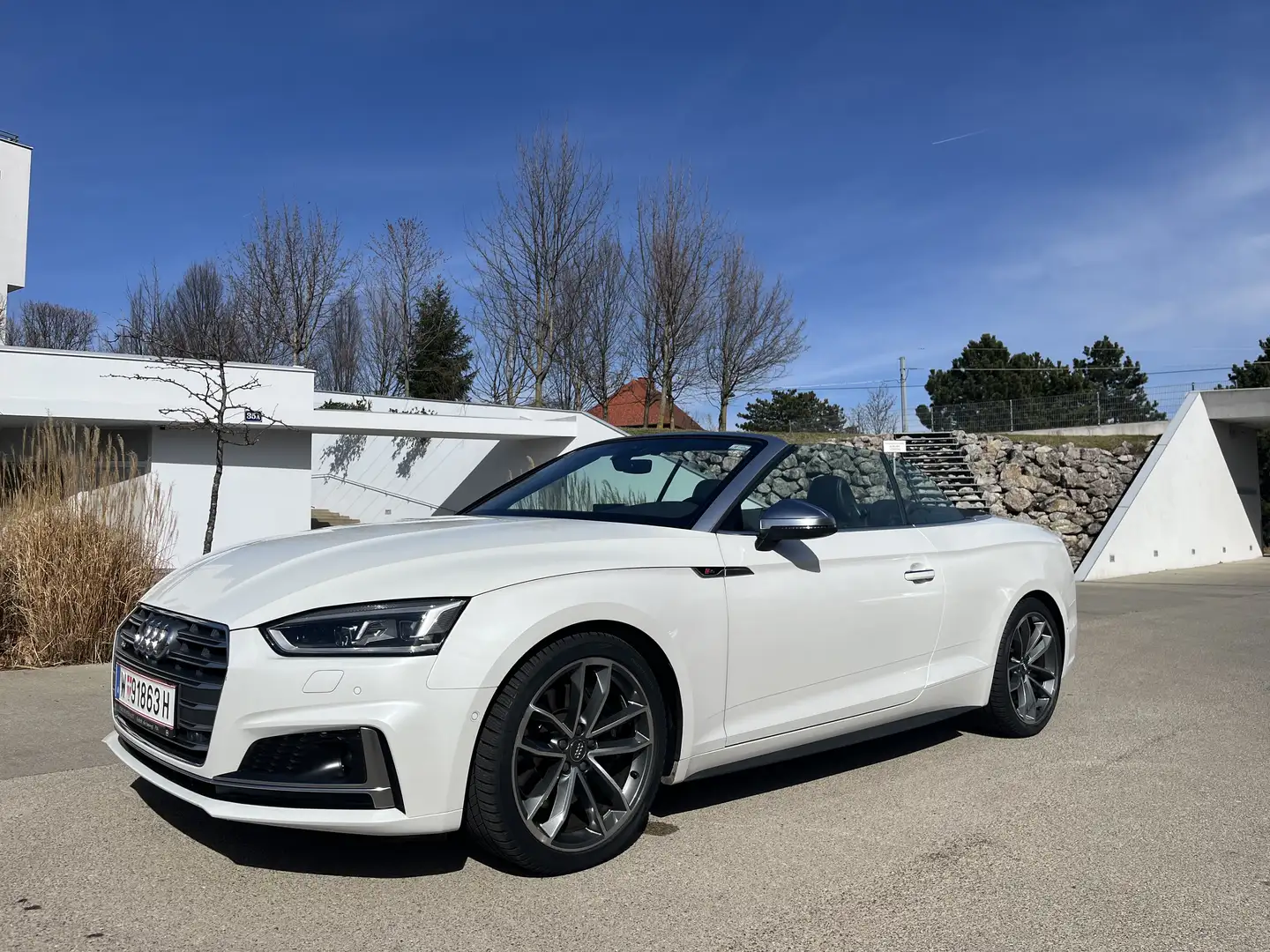 Audi S5 S5 Cabrio 3,0 TFSI quattro tiptronic Weiß - 1