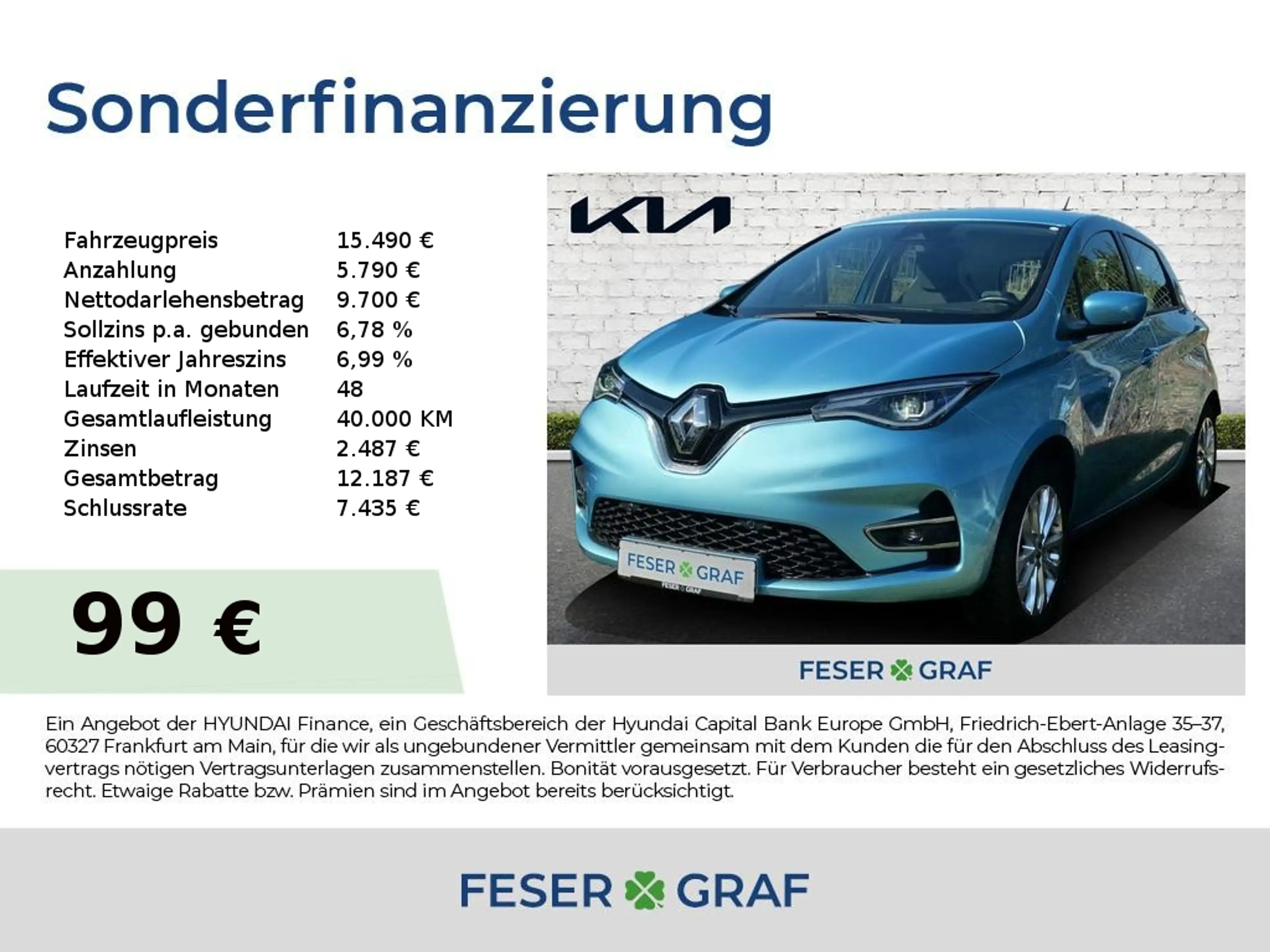 Renault ZOE 50 Navi Sitzhzg LED Parkpilot Kamera