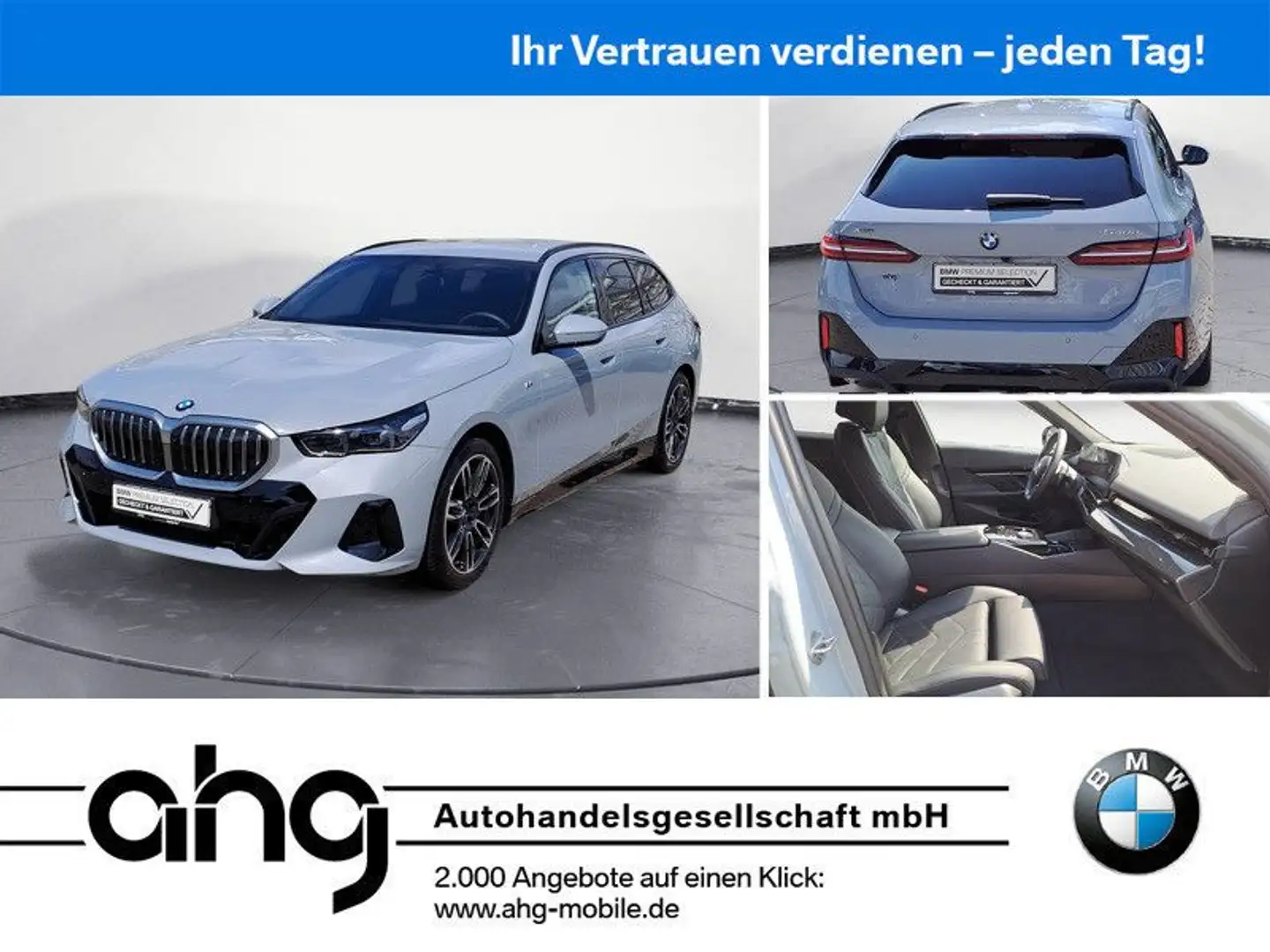 BMW 540 d xDrive Touring M Sportpaket Standhzg. AHK Grau - 1