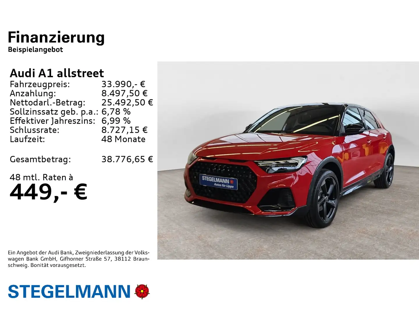 Audi A1 35 TFSI S tronic SONOS SITZHEIZUNG Rot - 2