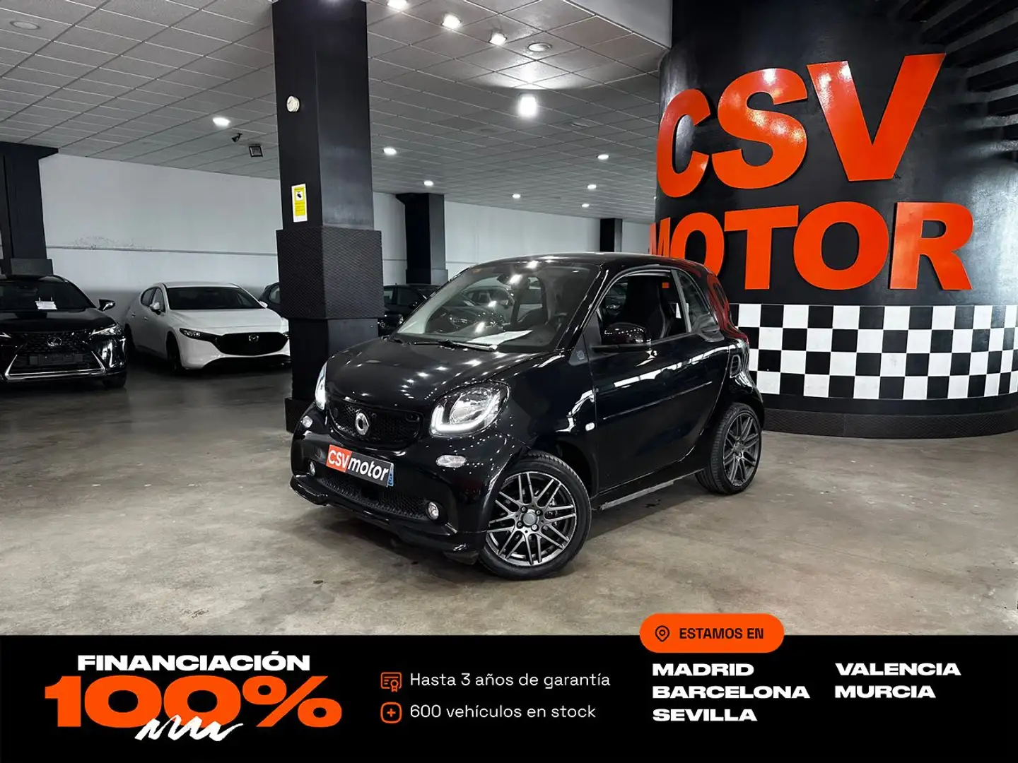 smart forTwo Coupé EQ Negro - 1