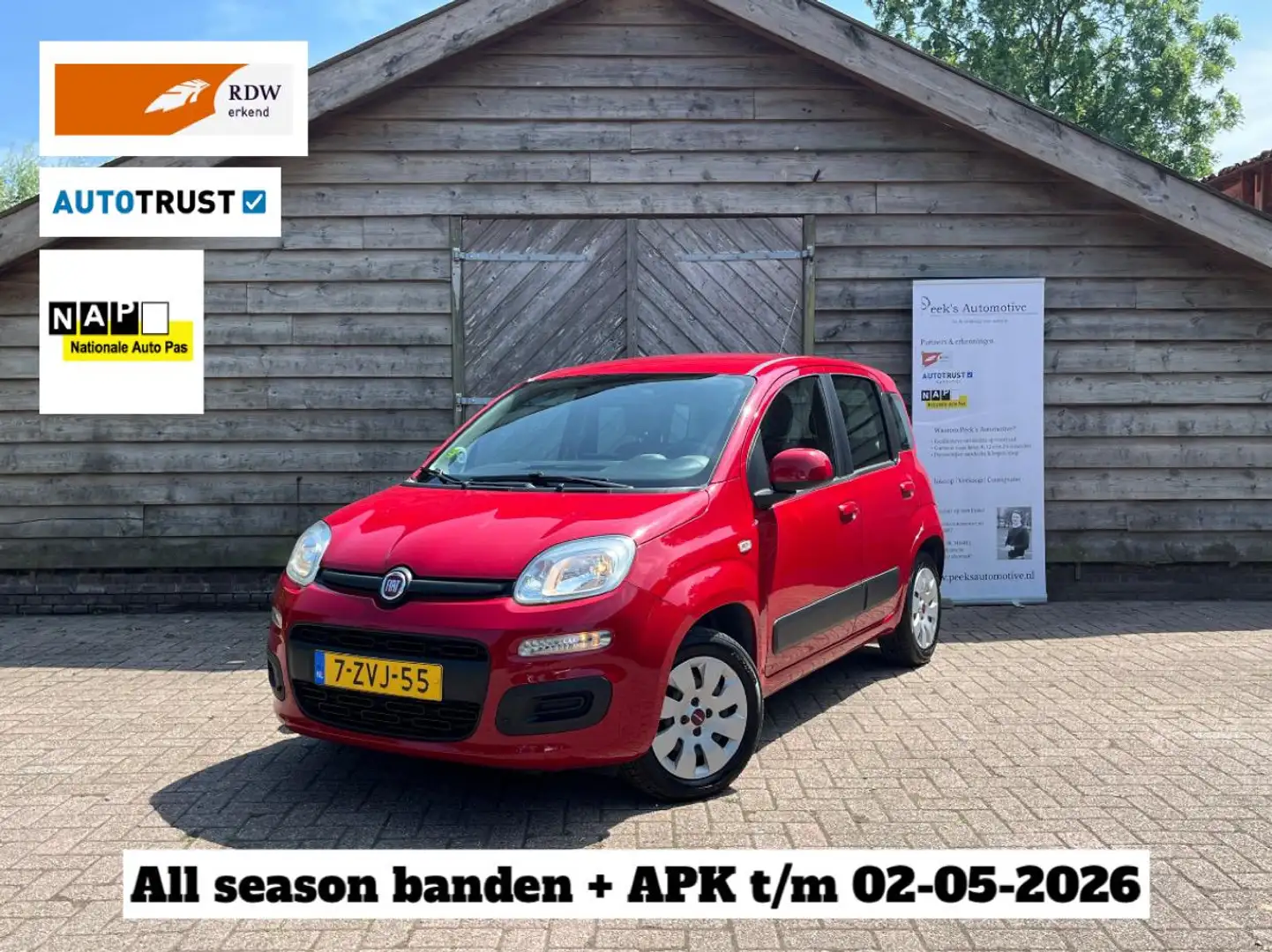 Fiat Panda 1.2 Edizione Cool | Airco | Elektrische ramen | AP Rot - 1