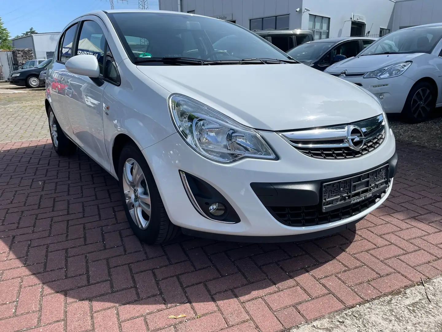 Opel Corsa Satellite aus 1.Hand+Scheckheftgepf. Blanc - 1