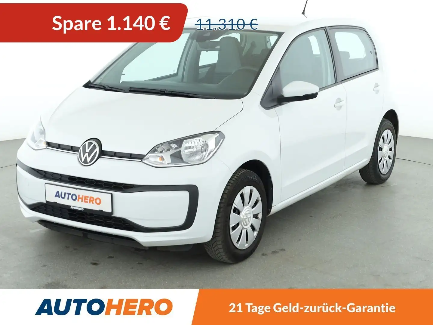 Volkswagen up! 1.0*PDC*CAM*TEMPO*KLIMA*GARANTIE* Weiß - 1