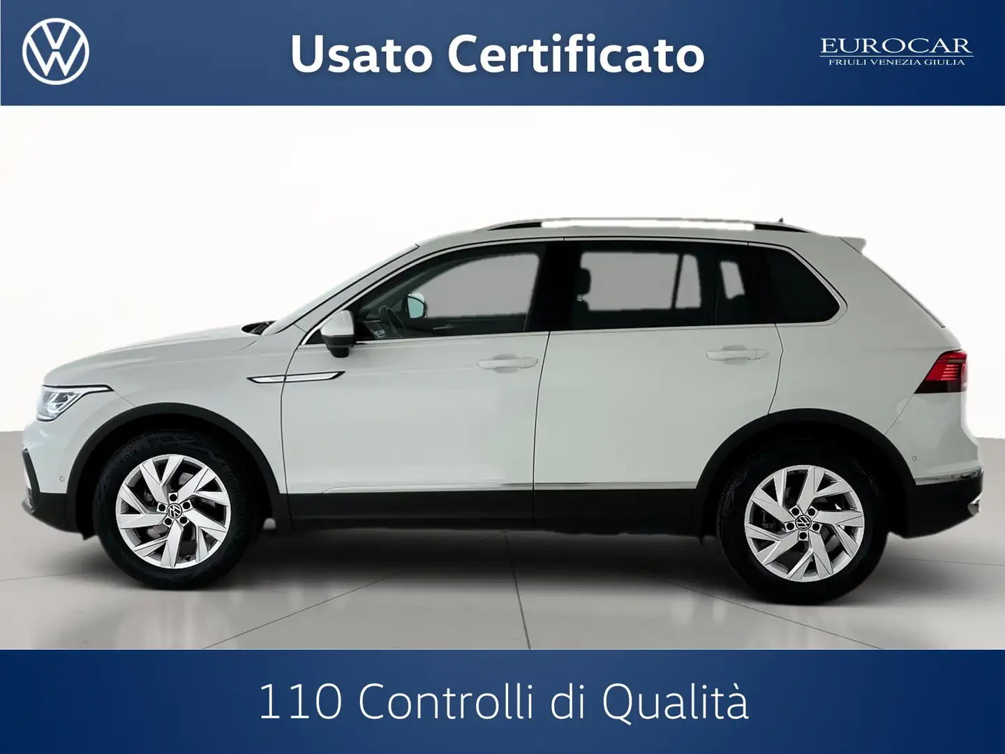 Volkswagen Tiguan 2.0 tdi elegance 150cv dsg Weiß - 2