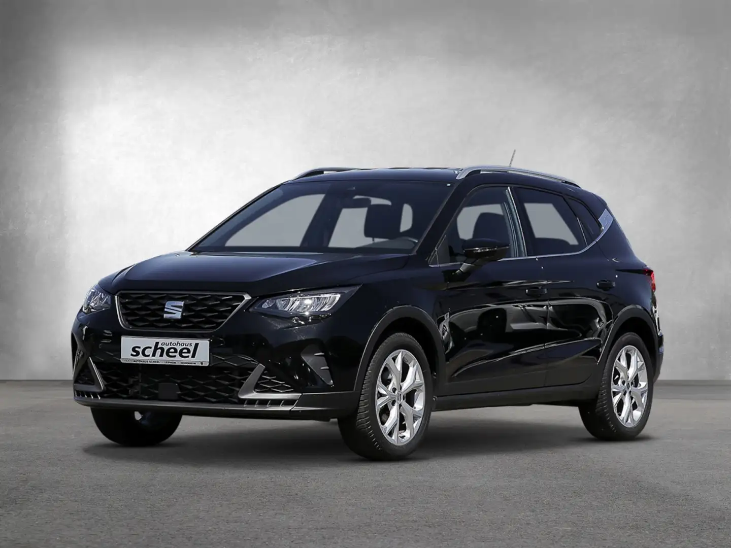 SEAT Arona 1.0 TSI FR SpurH LM LED 2xKlima SHZ Schwarz - 2