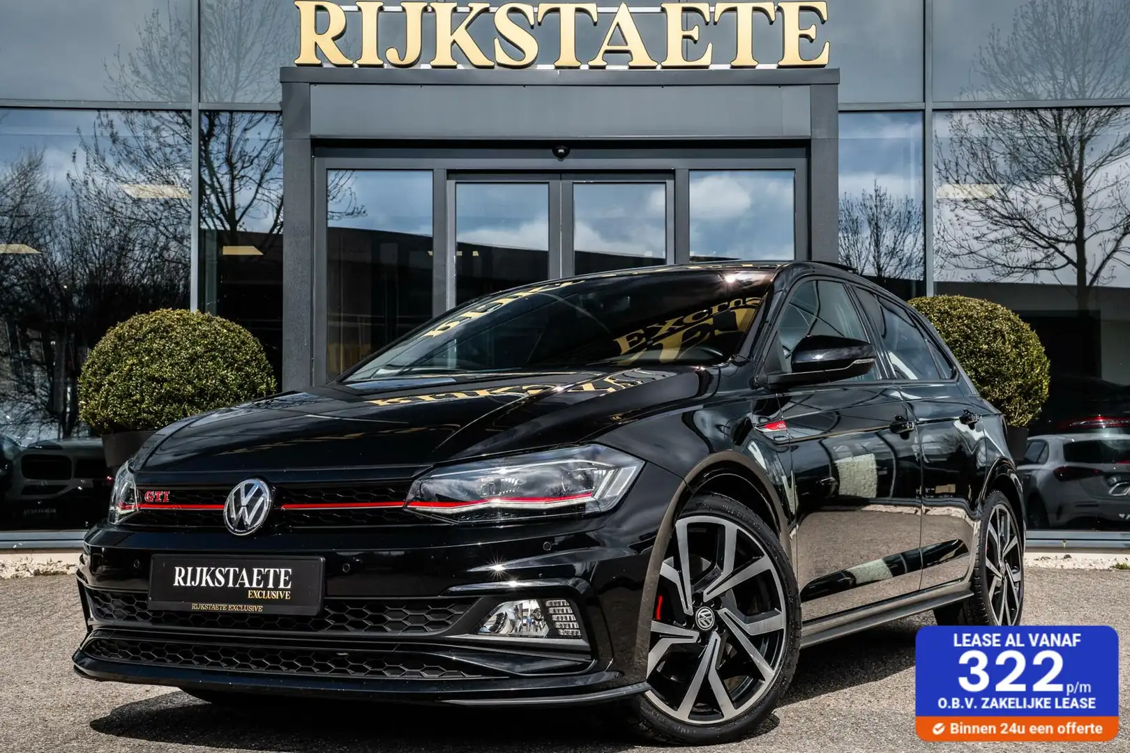 Volkswagen Polo GTI 2.0 TSI GTI|PANO|ACC|18''|CARPLAY|VELOURS Noir - 1