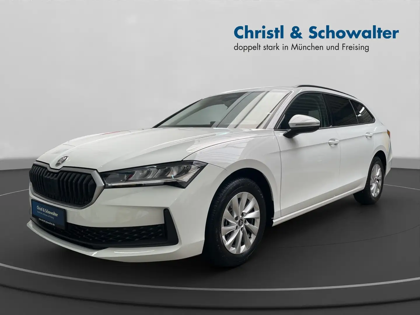 Skoda Superb Combi 1,5TSI DSG NAVI LED ACC SHZ Wit - 2