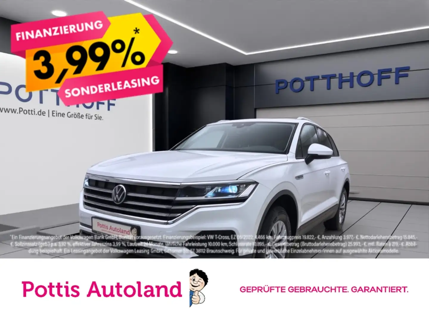 Volkswagen Touareg 3.0 TDI DSG 4M LM18 NAVI LED PDC Blanc - 1