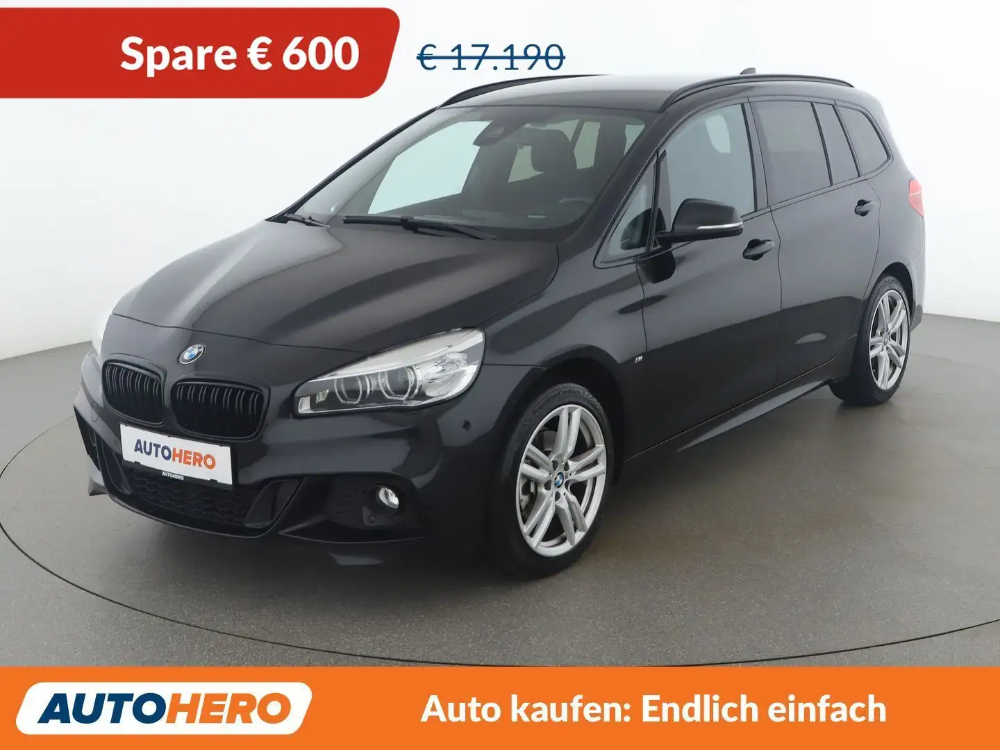 BMW 218 218d Gran Tourer xDrive M Sport Schwarz - 1