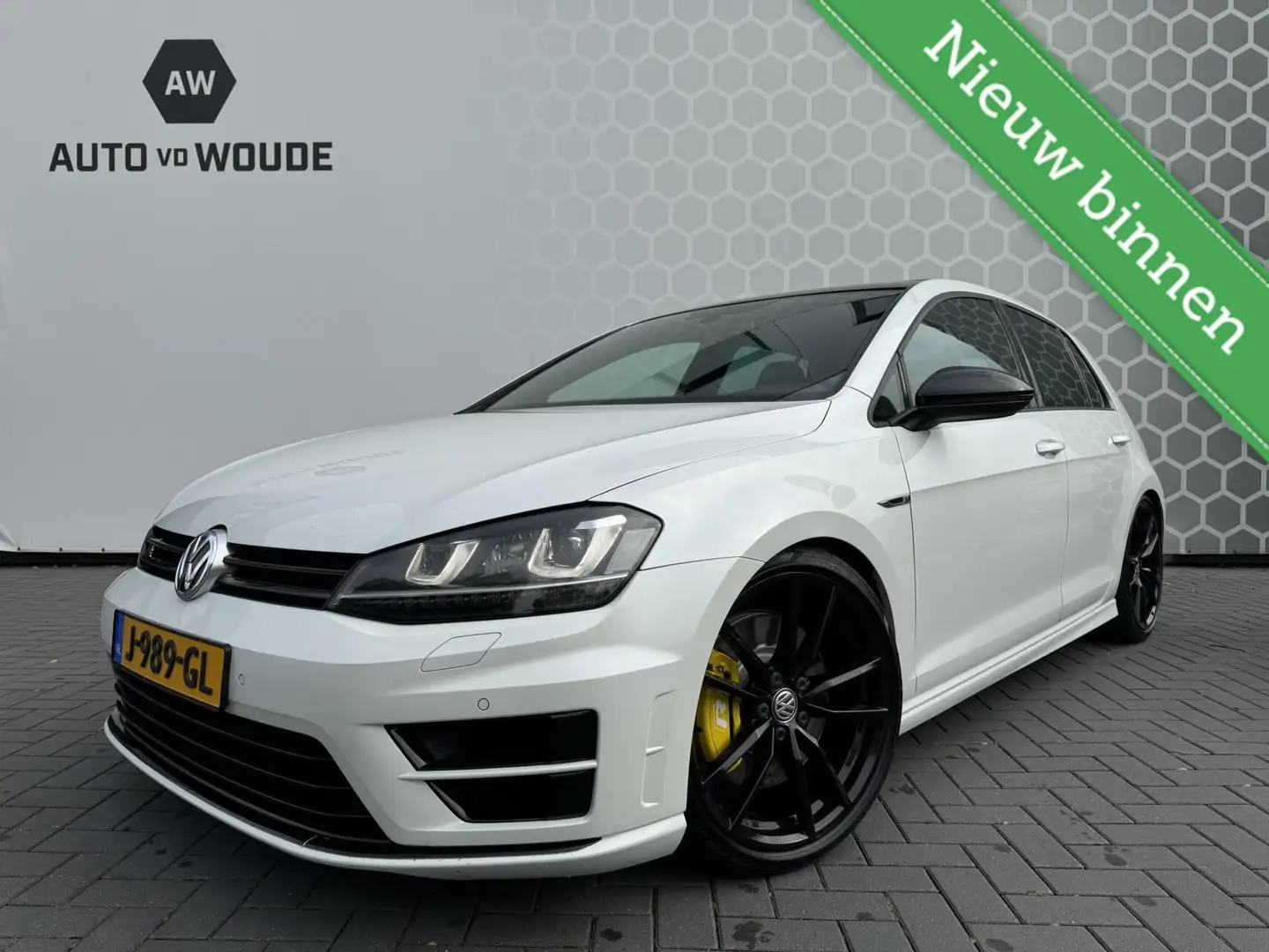 Volkswagen Golf 2.0 TSI R DSG 4Motion PANO KW gepfeffert Wit - 1