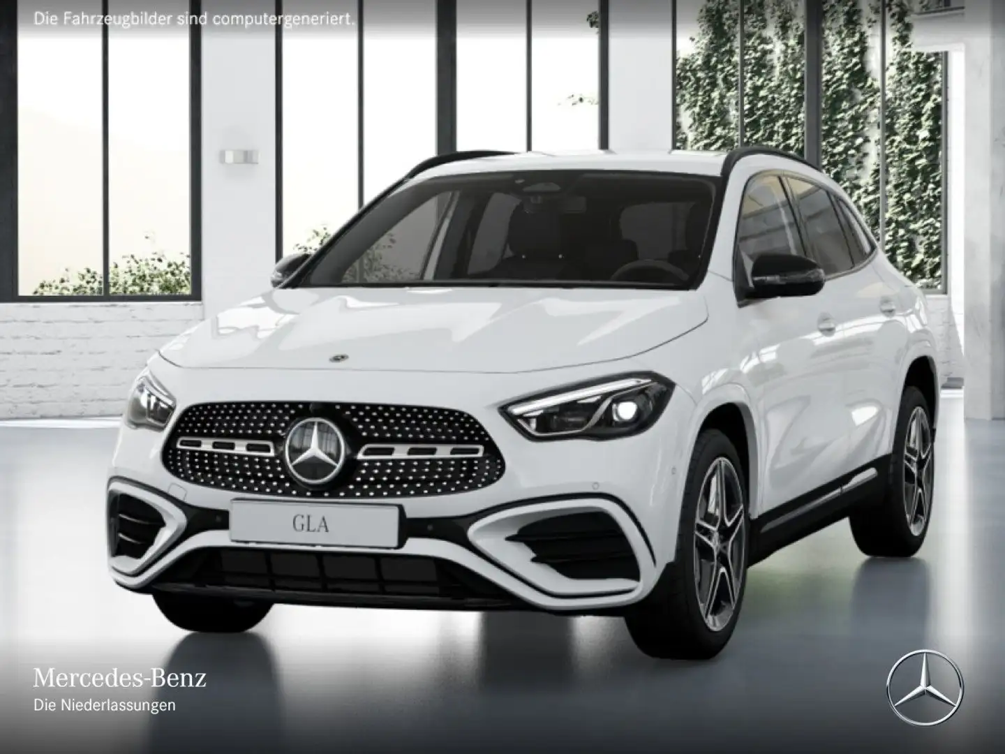 Mercedes-Benz GLA 200 AMG+NIGHT+360°+AHK+MULTIBEAM+19"+TOTW+7G Weiß - 2