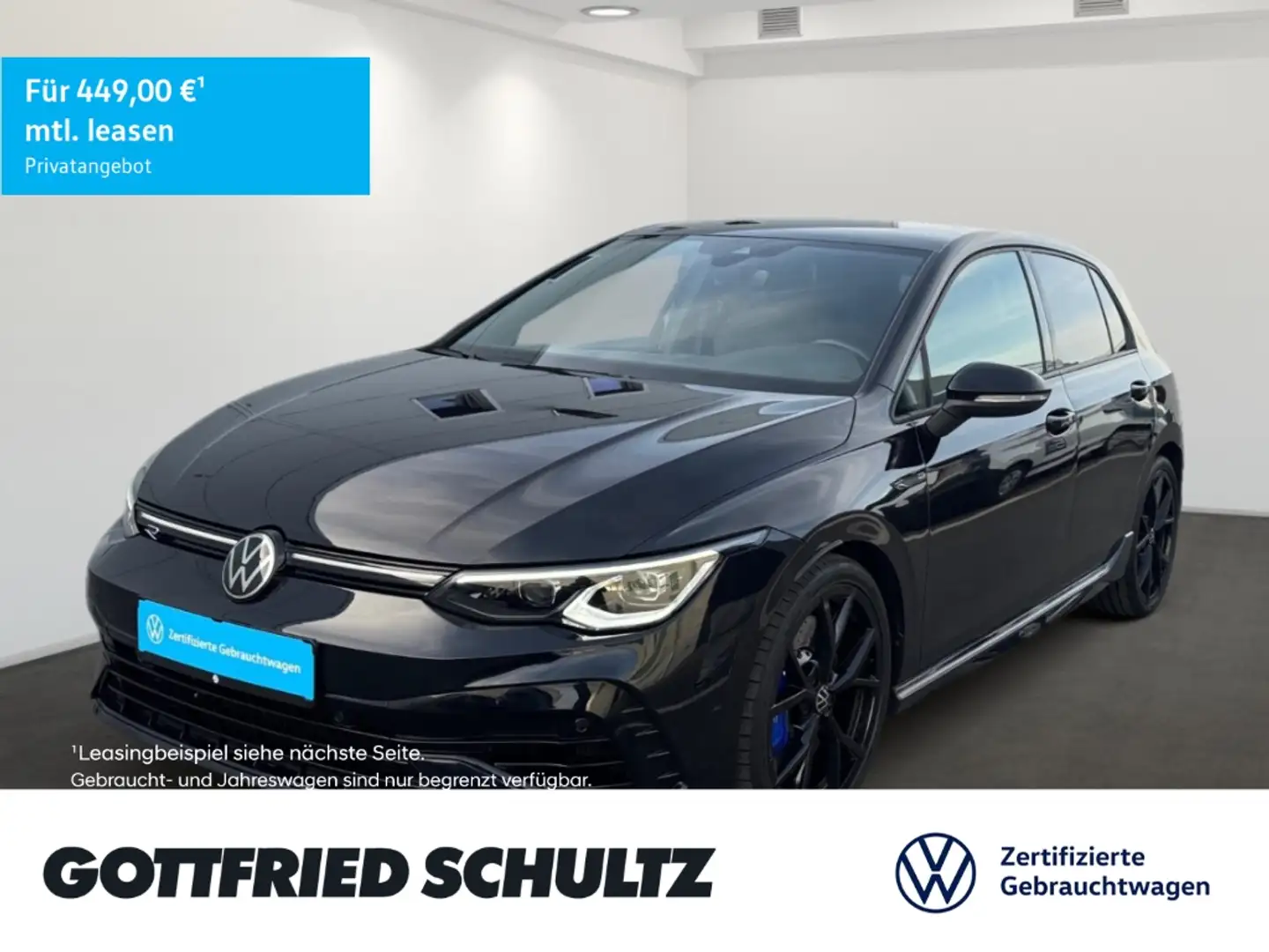 Volkswagen Golf R VIII R-PERFORMANCE ACC EINPARKHILFE NAVI SITZHEIZU Schwarz - 1