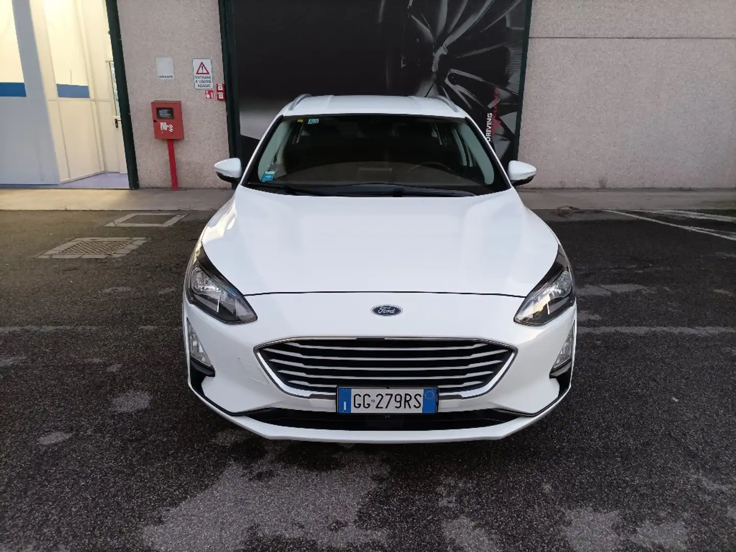Ford Focus 1.5 EcoBlue 120 CV automatico SW Business Bianco - 1