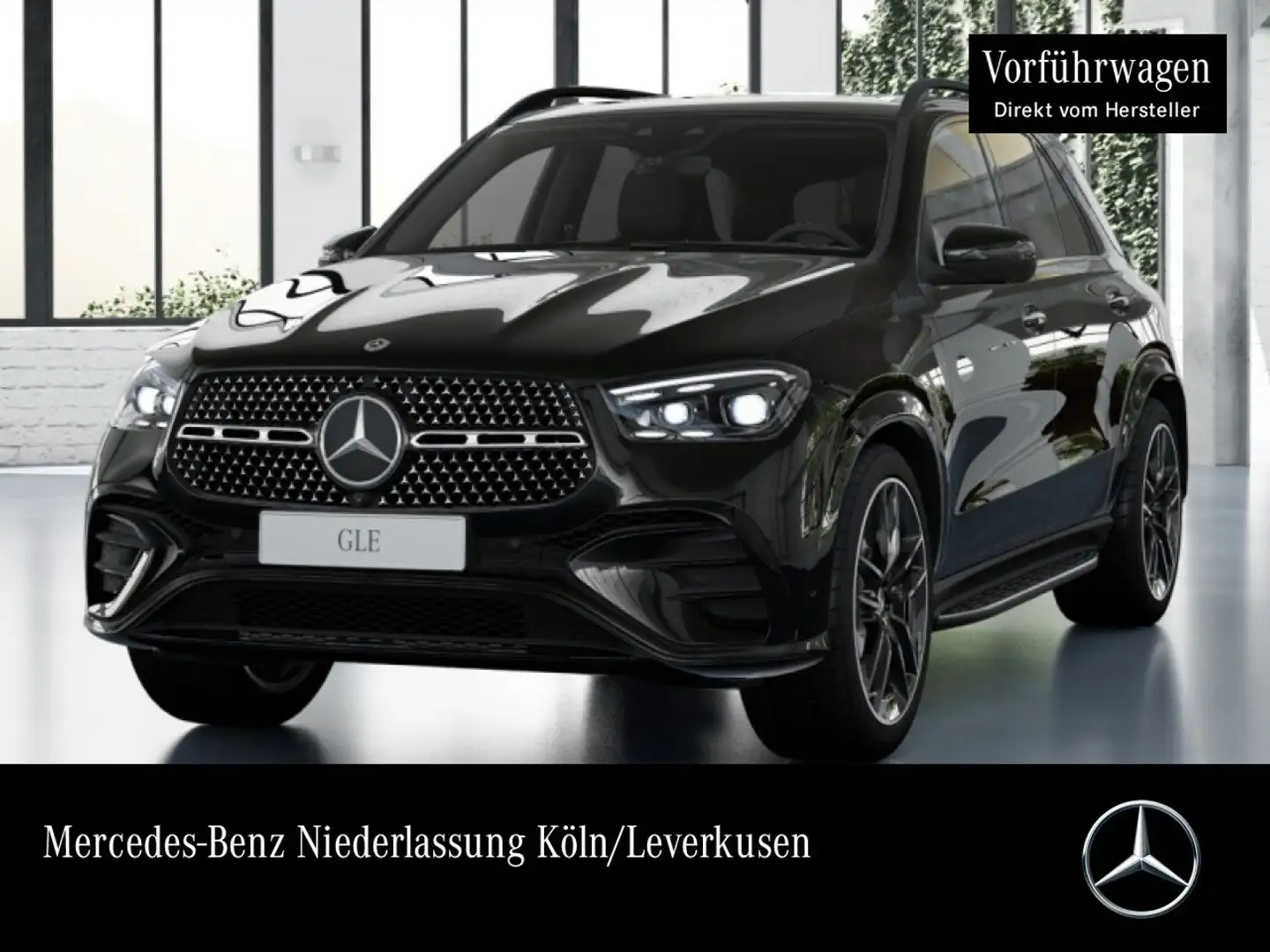 Mercedes-Benz GLE 450 d 4M AMG+NIGHT+PANO+360+AHK+MULTIBEAM+SPUR Schwarz - 1
