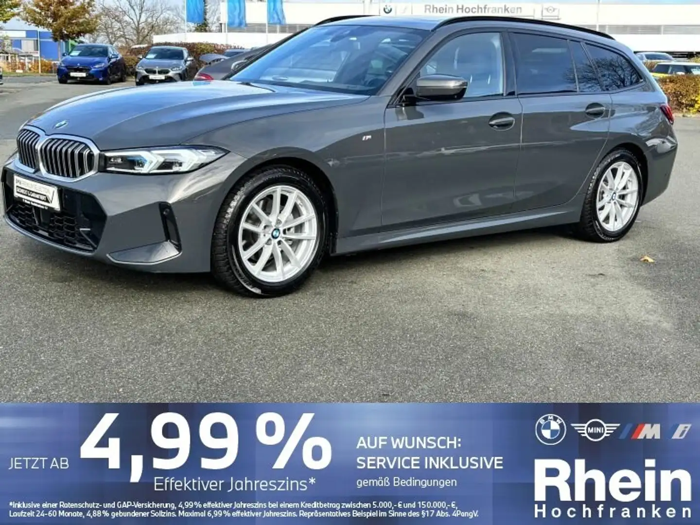 BMW 320 i Touring M Sportpaket ACC 360 HiFi PANO LED Grau - 1