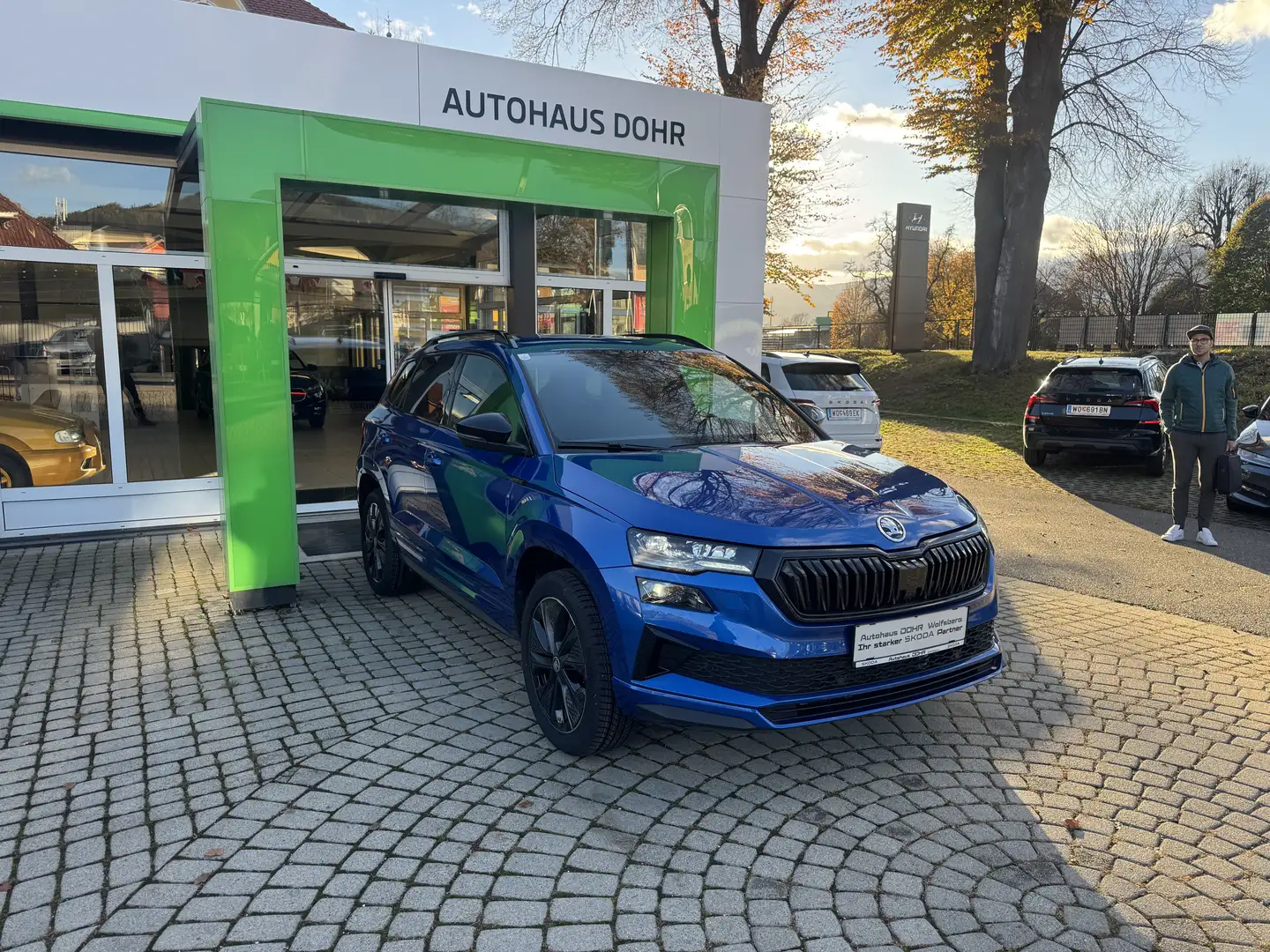 Skoda Karoq Sportline 4x4 Blau - 1