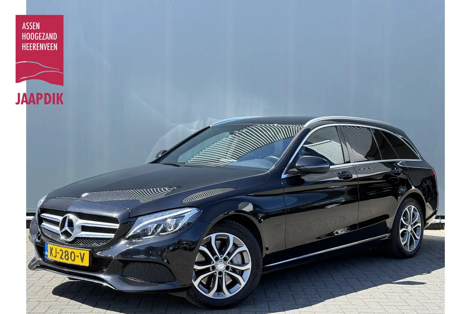Mercedes-Benz C 350 Estate BWJ 2016 e 211 PK Lease Edition HYBRID HYBR Zwart - 1