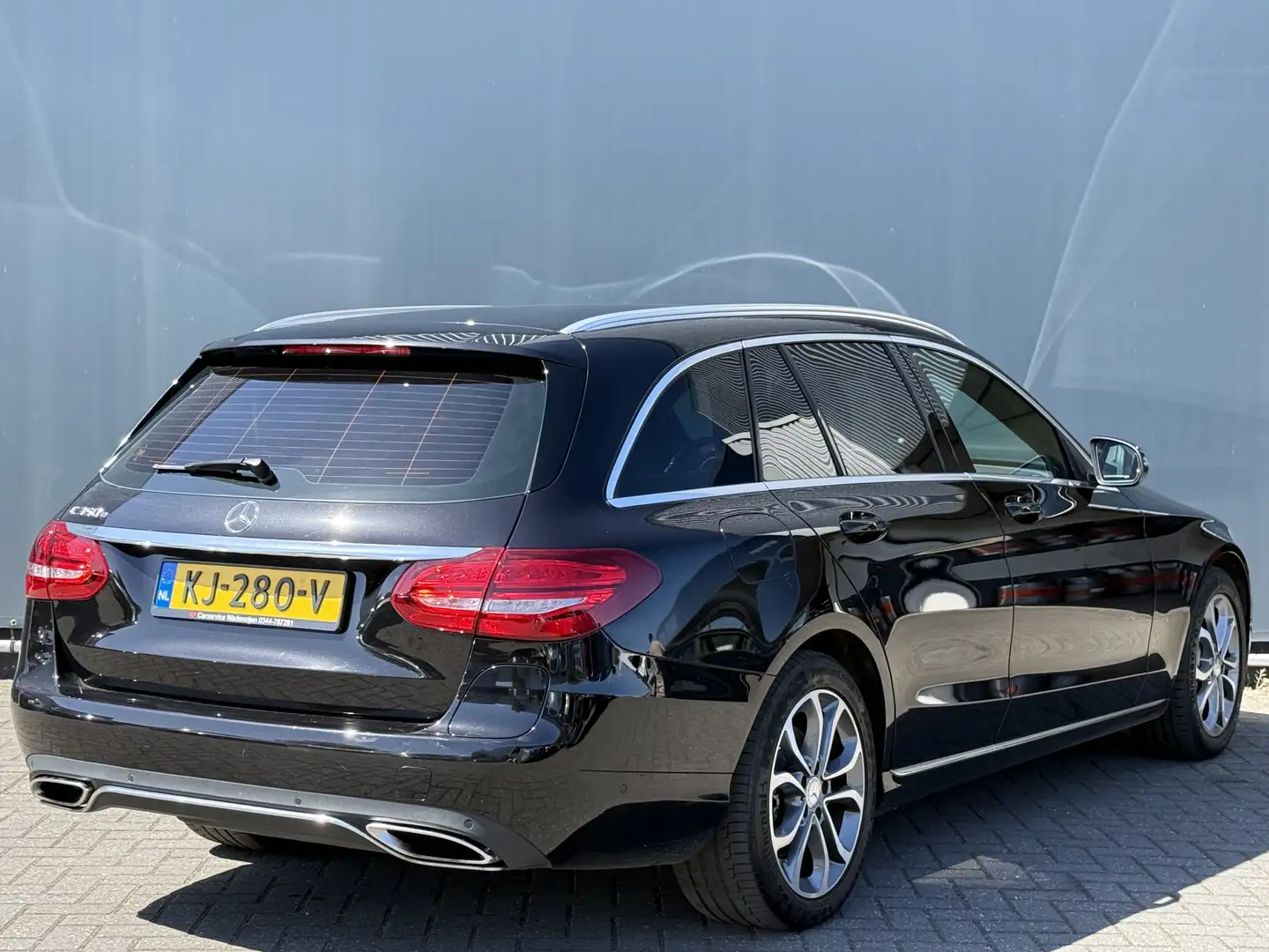 Mercedes-Benz C 350 Estate BWJ 2016 e 211 PK Lease Edition HYBRID HYBR Zwart - 2