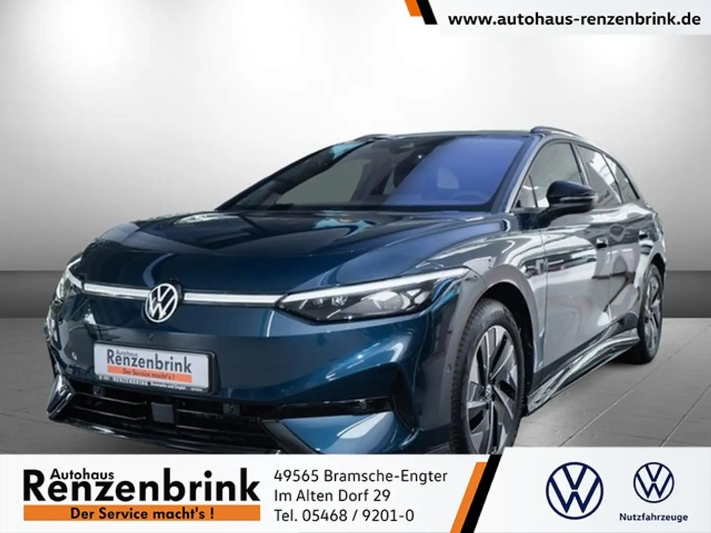 Volkswagen ID.7 Tourer Pro AHK Interieur + Exterieurpaket Blau - 1