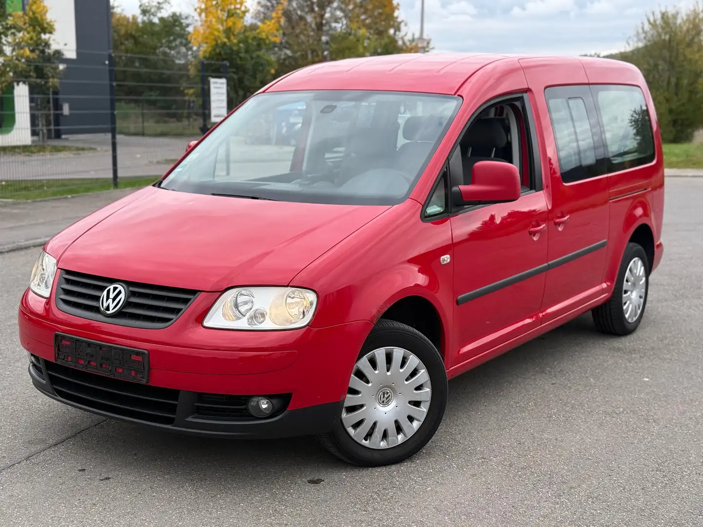 Volkswagen Caddy 1.6 Klima | 7 Sitzer | 1. Hand | TÜV 03/2027 Rot - 2