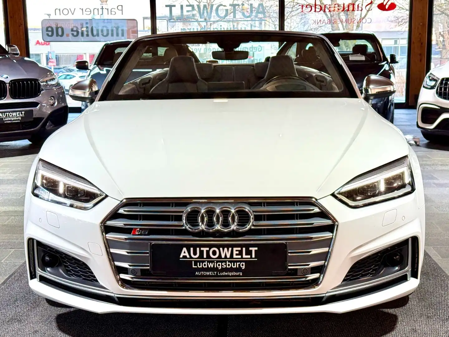 Audi S5 Cabriolet 3.0 TFSI quattro TOP AUSSTATTUNG Weiß - 2