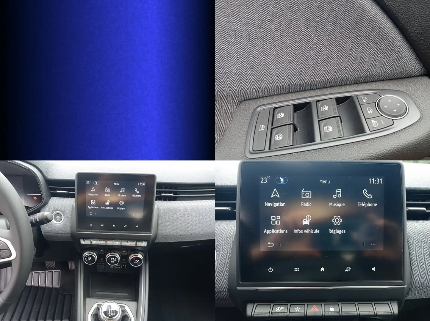 Renault Clio 1.0 TCE 90CH TECHNO + OPTION Blauw - 2
