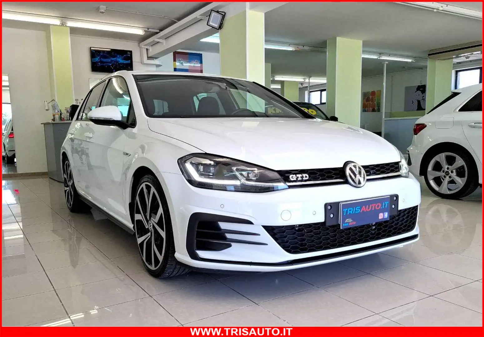Volkswagen Golf 2.0 GTD Dsg 5p (FULL LED+NAVI) Blanc - 1