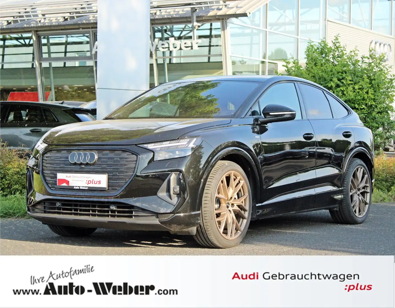 Audi Q4 Sportback 55 e-tron qu S LINE EDITION AHK HUD Чёрный - 1