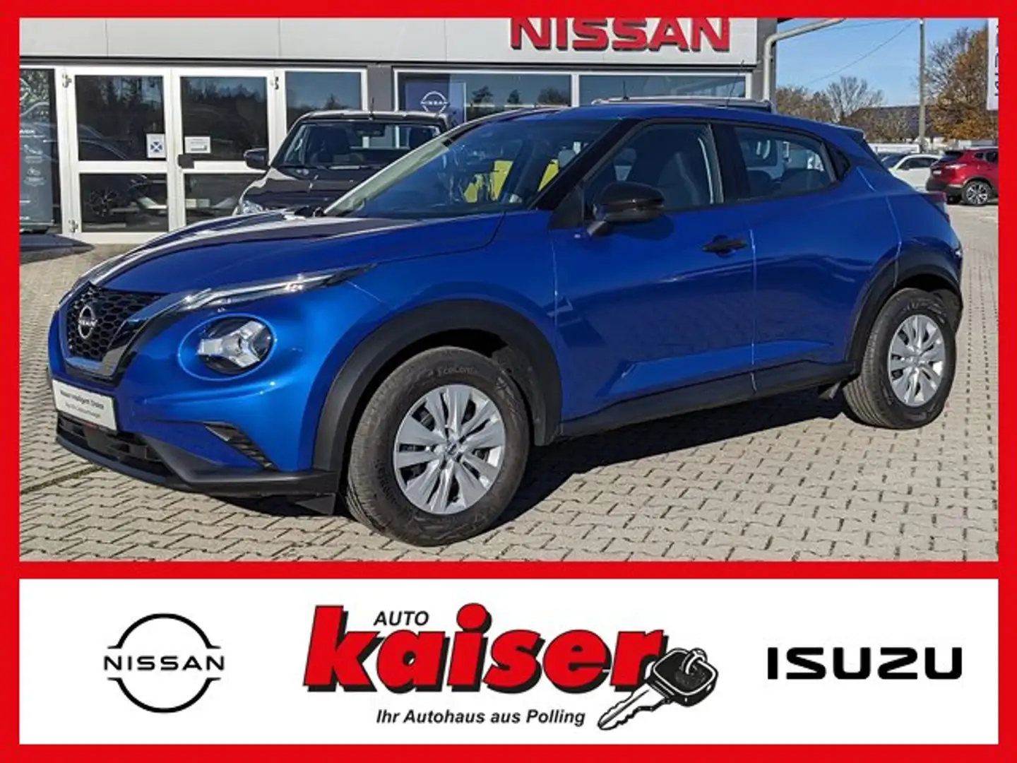 Nissan Juke Juke 1.0 DIG-T Visia *DAB, LED, erst 2.500km!!* Blau - 1
