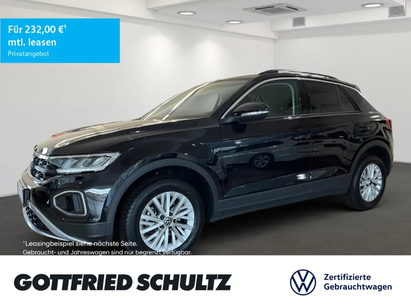 Volkswagen T-Roc 1.0 TSI Navi Sitzheizung Leichtmetallräder Schwarz - 1