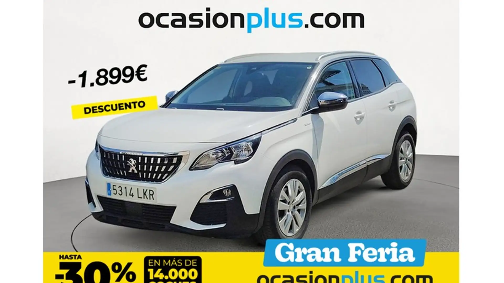 Peugeot 3008 1.6 BlueHDi Style 120 Blanc - 1