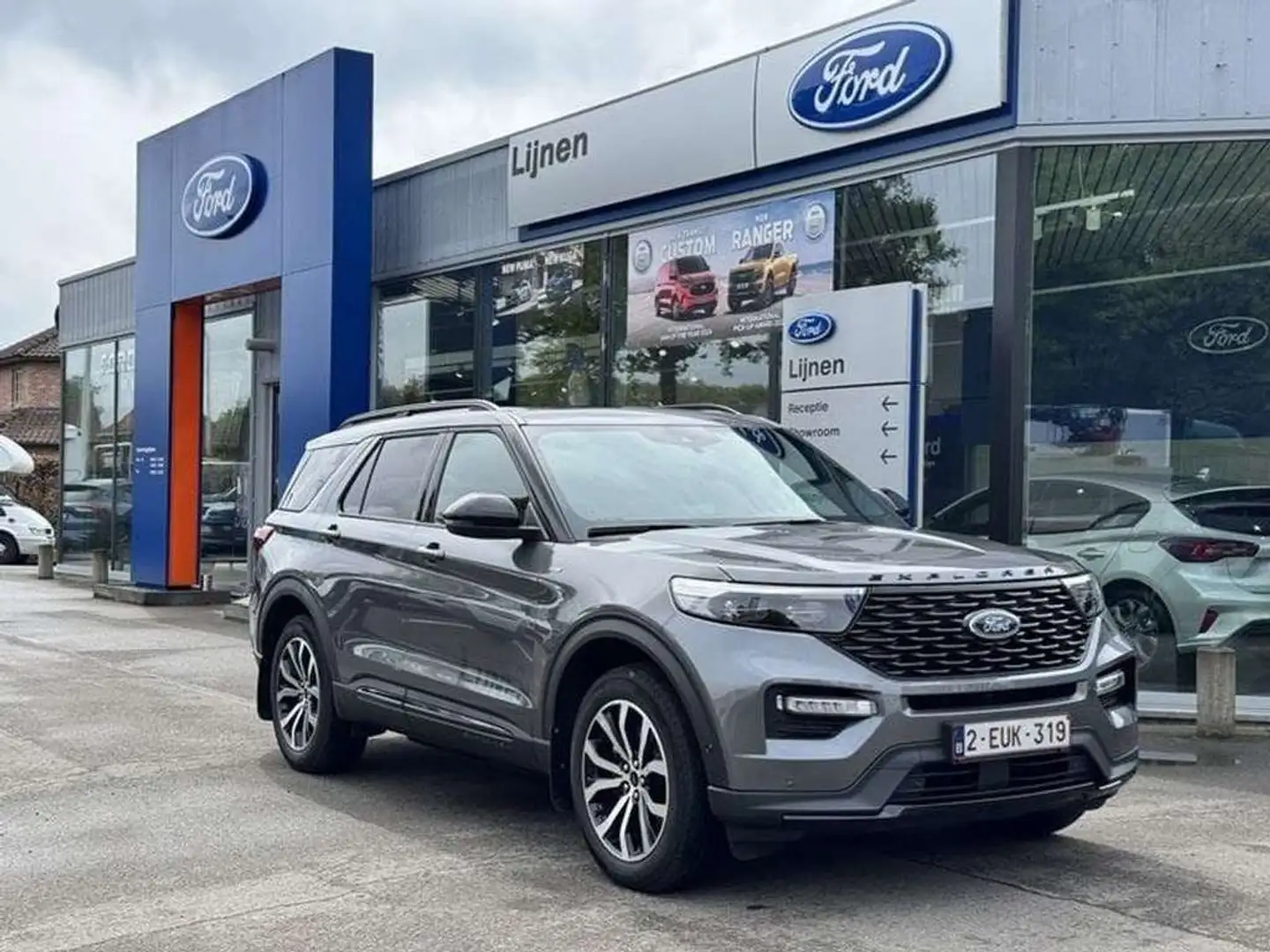 Ford Explorer PHEV ST-line 3.0i V6 Automaat Gris - 1