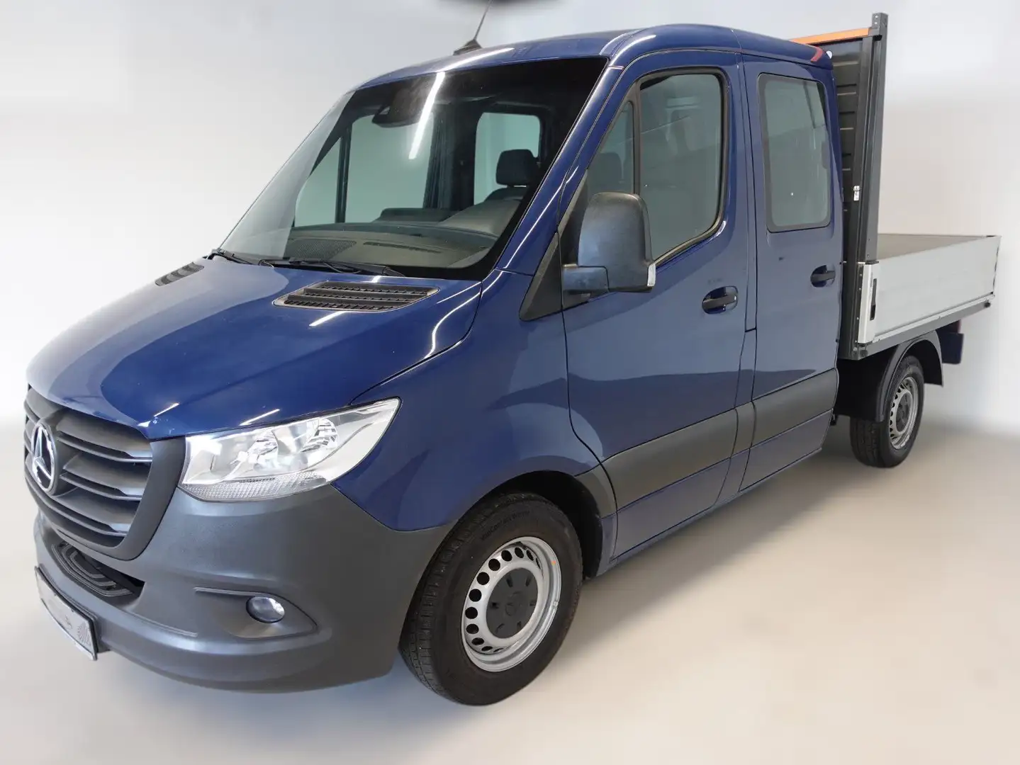 Mercedes-Benz Sprinter 215 CDI Aut. Pritsche DoKa AHK Klimaaut Tüv neu Blu/Azzurro - 1