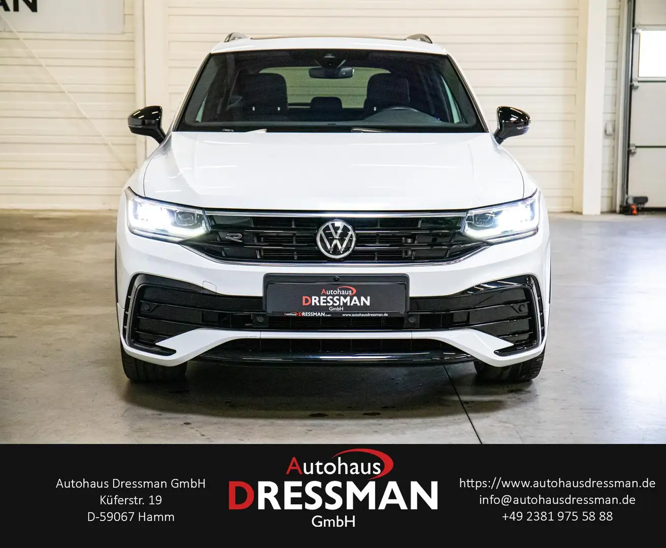 Volkswagen Tiguan R-Line 4Motion PANO MATRIX ACC 360° AHK White - 2