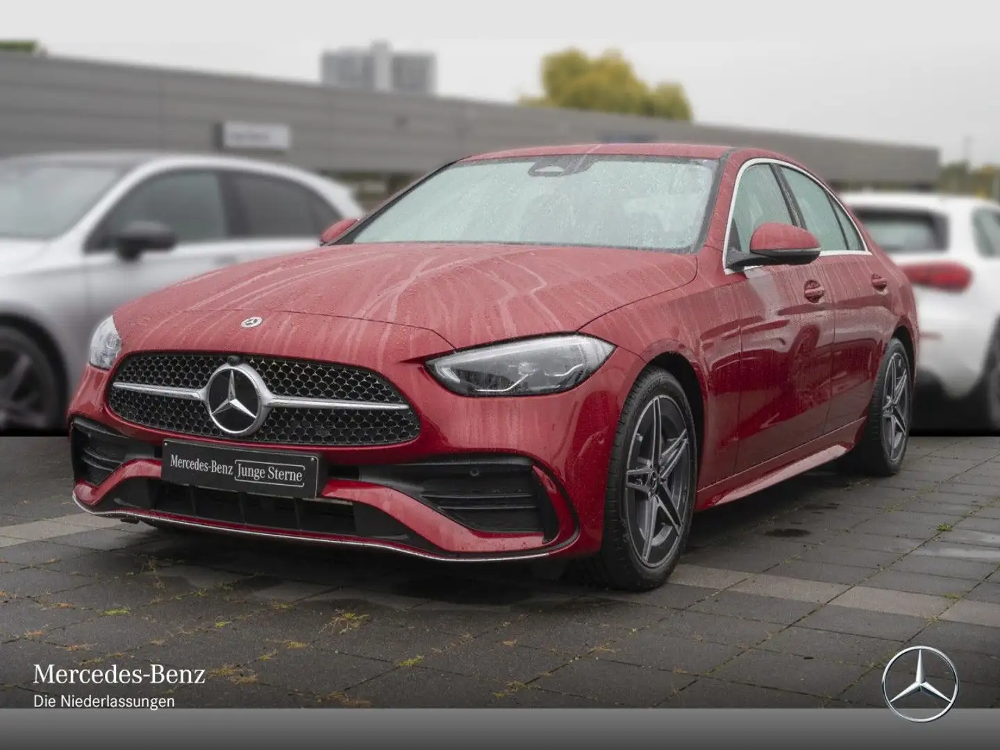 Mercedes-Benz C 200 AMG+LED+KAMERA+KEYLESS+9G Rot - 2