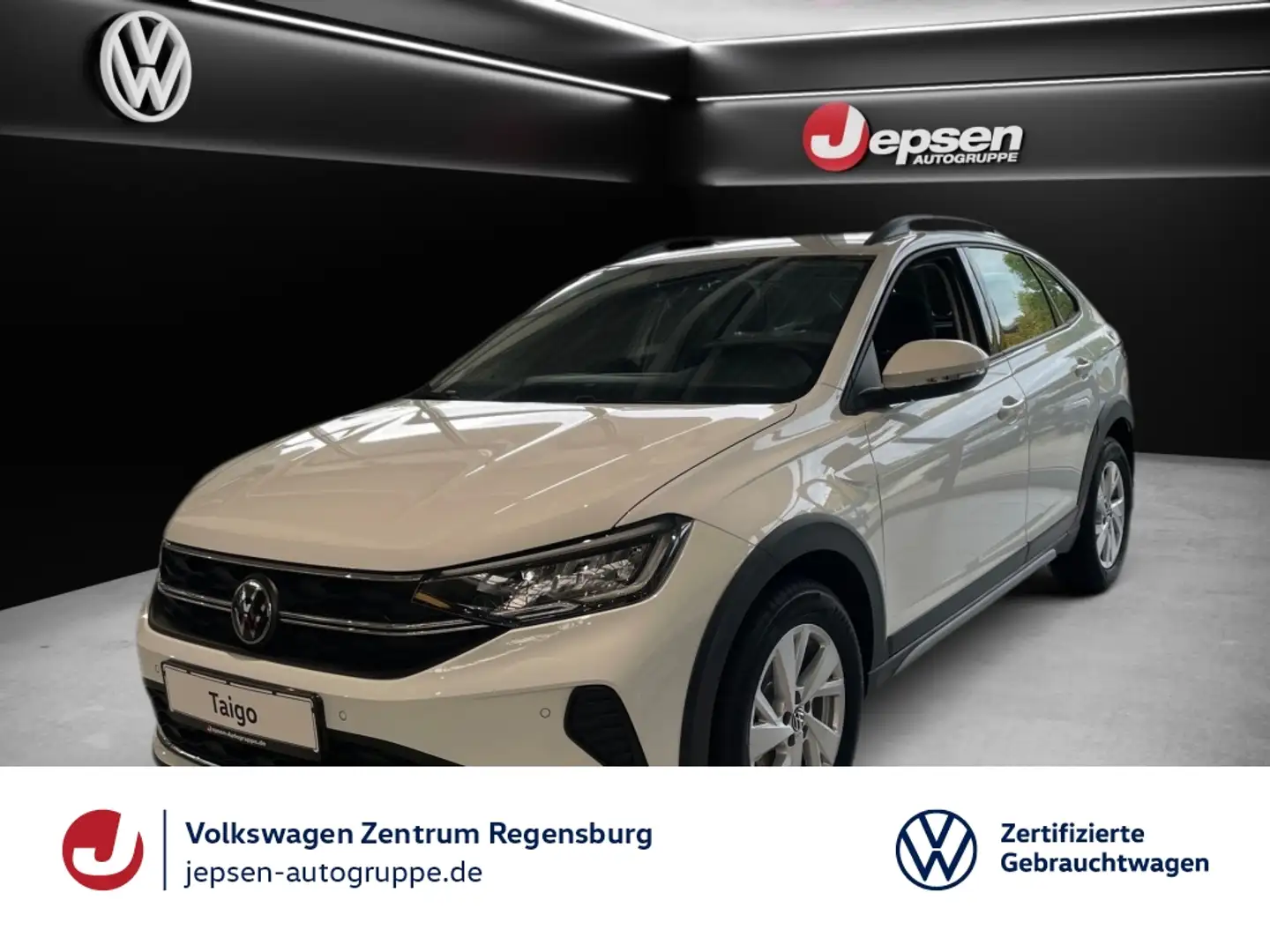 Volkswagen Taigo Life STAR 1.0 TSI LED ACC SHZ PDC KlimaA Weiß - 1