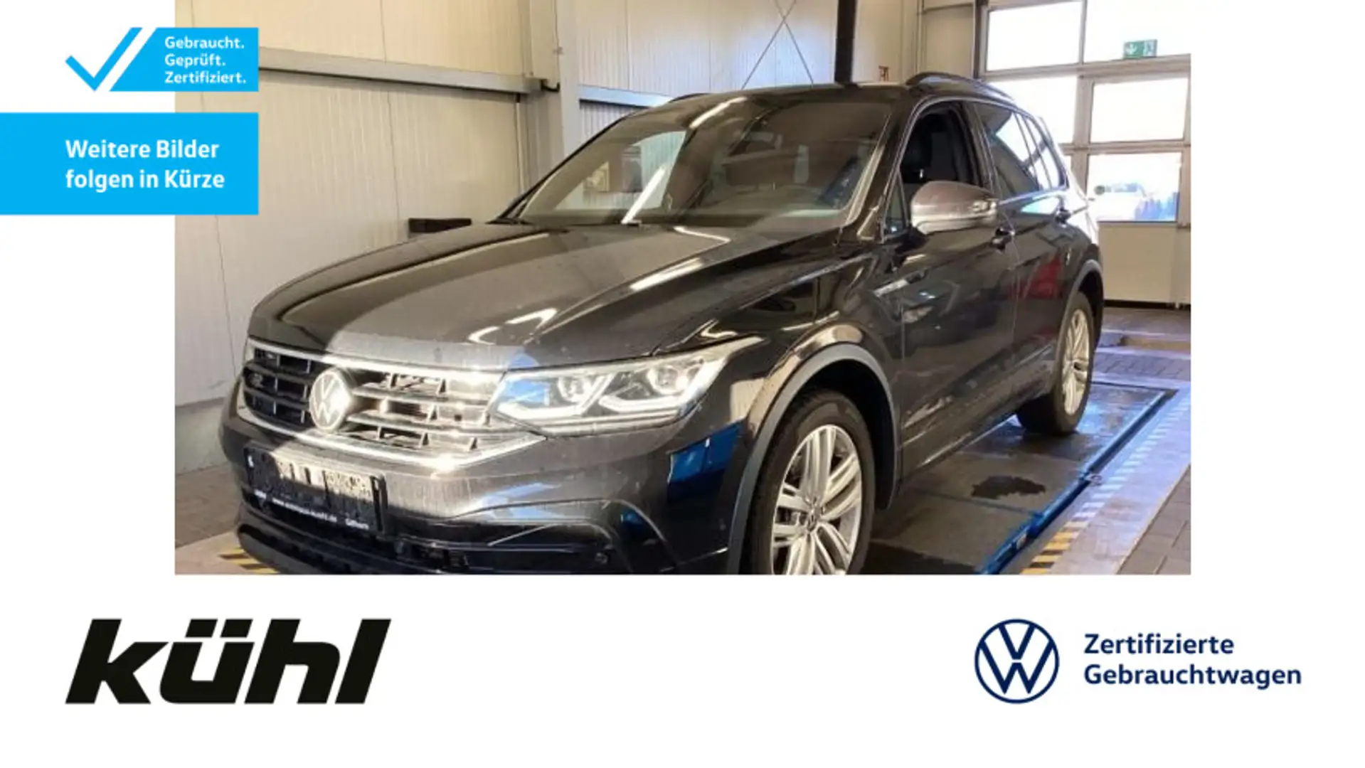 Volkswagen Tiguan 2.0 TDI 4M DSG R line LED/ACC/HuD/360°/Ap Schwarz - 1