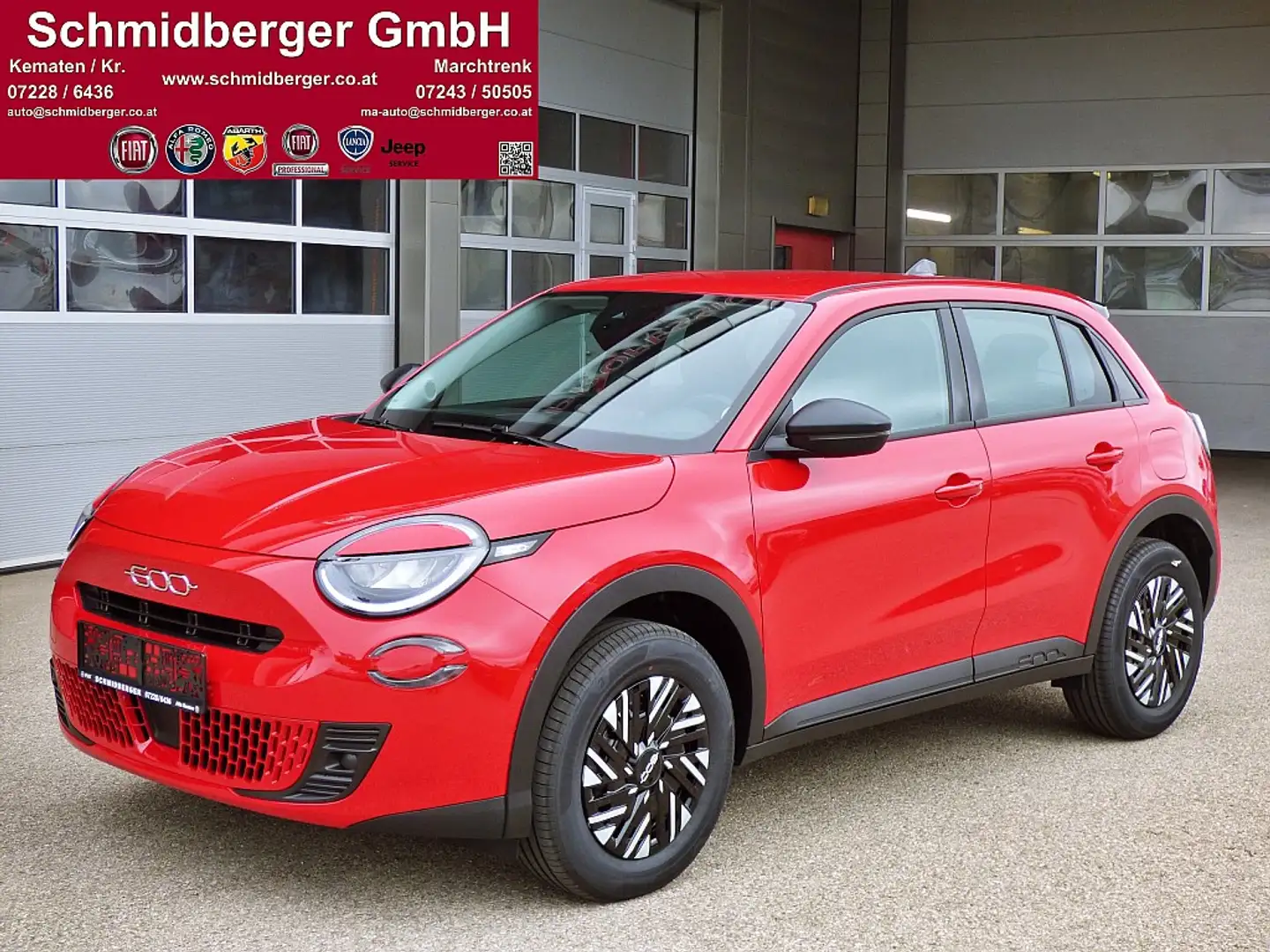Fiat 600 Hybrid 136 6-Gang eDCT Rouge - 1