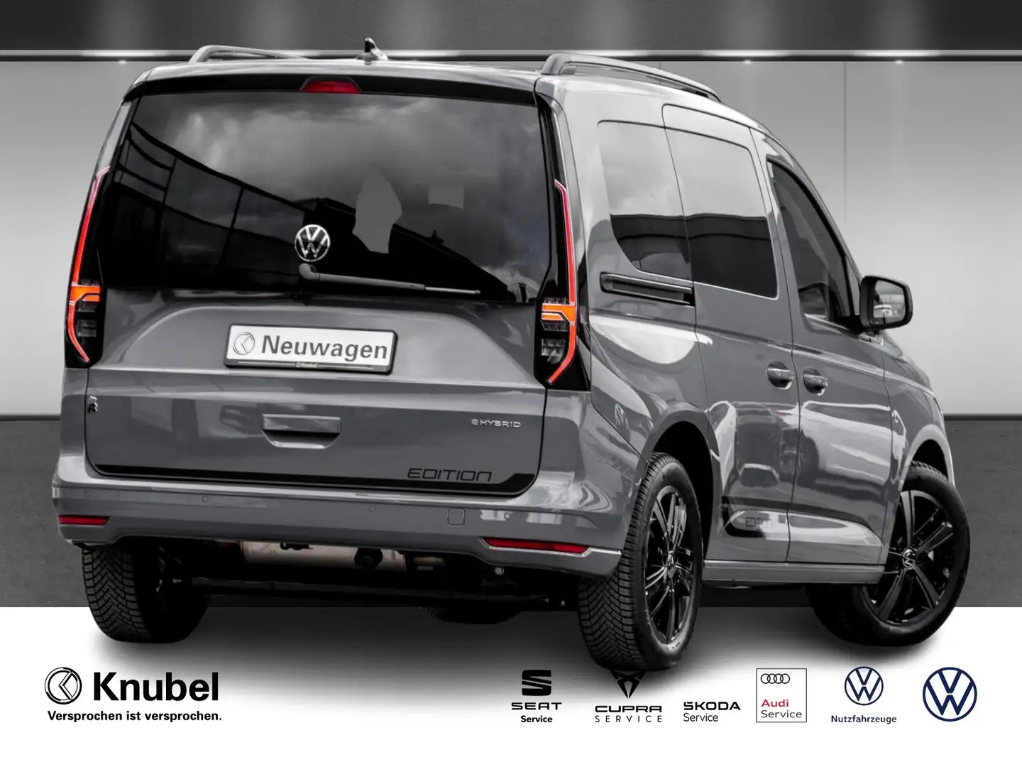 Volkswagen Caddy Edition eHybrid LED App-Connect AHK TravelAss. Negro - 2