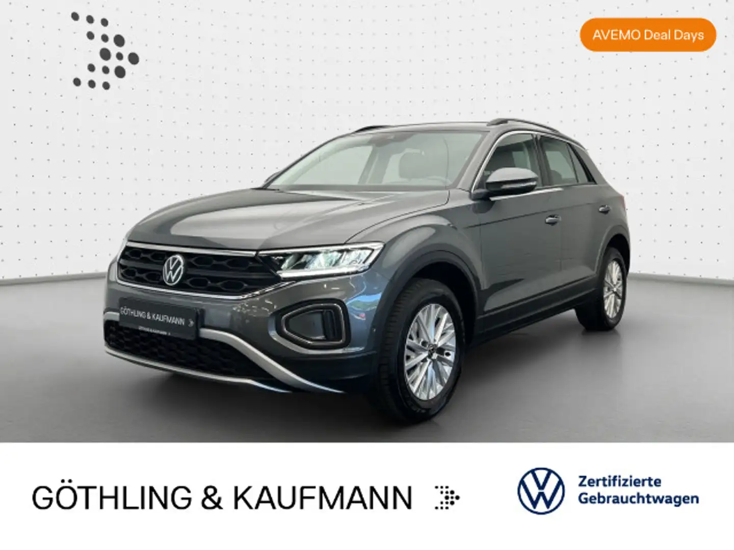 Volkswagen T-Roc Life 1.0 TSI *NAVI*KAM*SHZ*ASG*ACC* Grau - 1