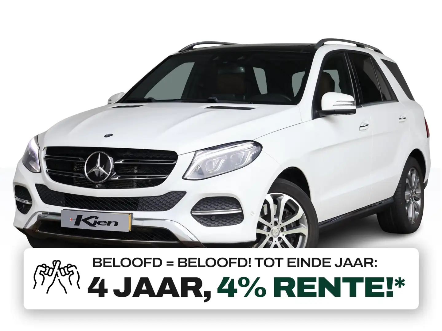 Mercedes-Benz GLE 500 e 4MATIC | Pano | Leder | Schermen achter | Trekha Wit - 1