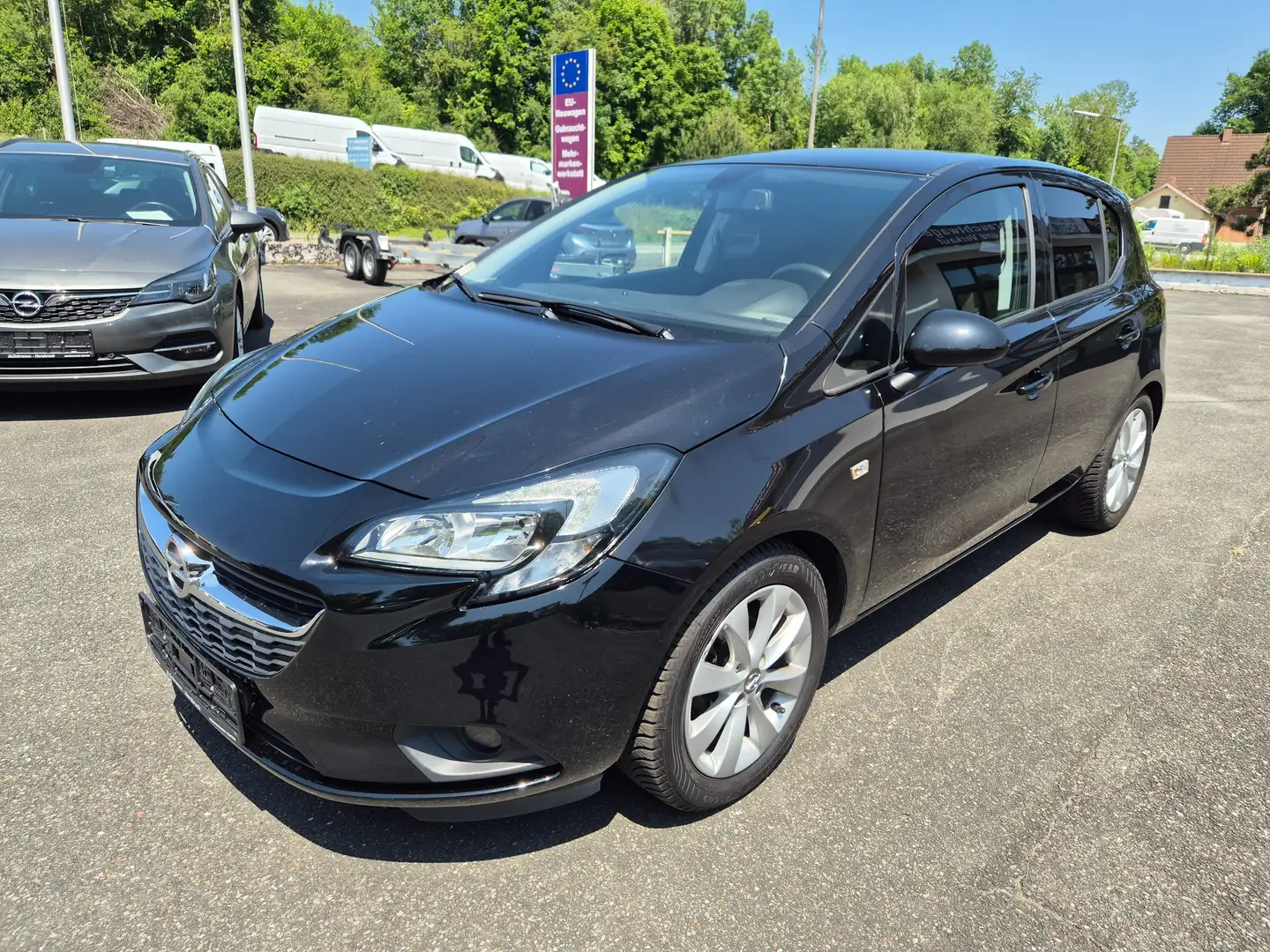 Opel Corsa 1.4 Active *Klimaauto/Einparkhilfe/Shitzheizung* Schwarz - 1