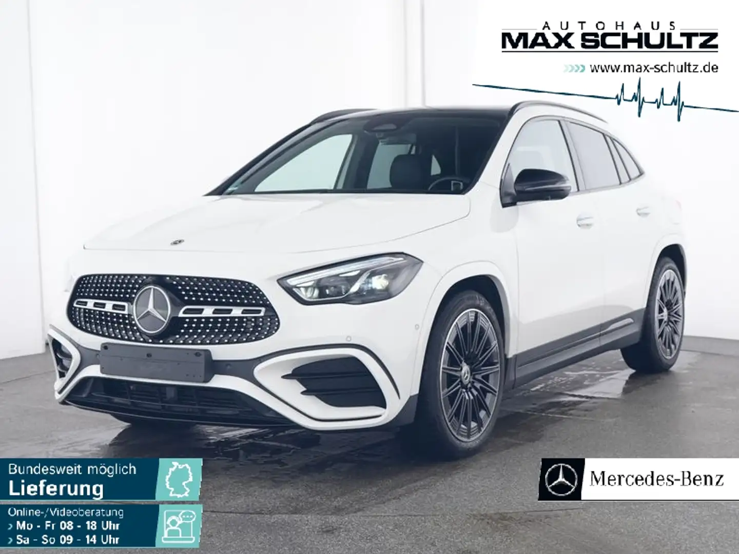Mercedes-Benz GLA 250 4M AMG*NIGHT*AHK*PANO*DISTR*MEMORY*KEYL Blanco - 1