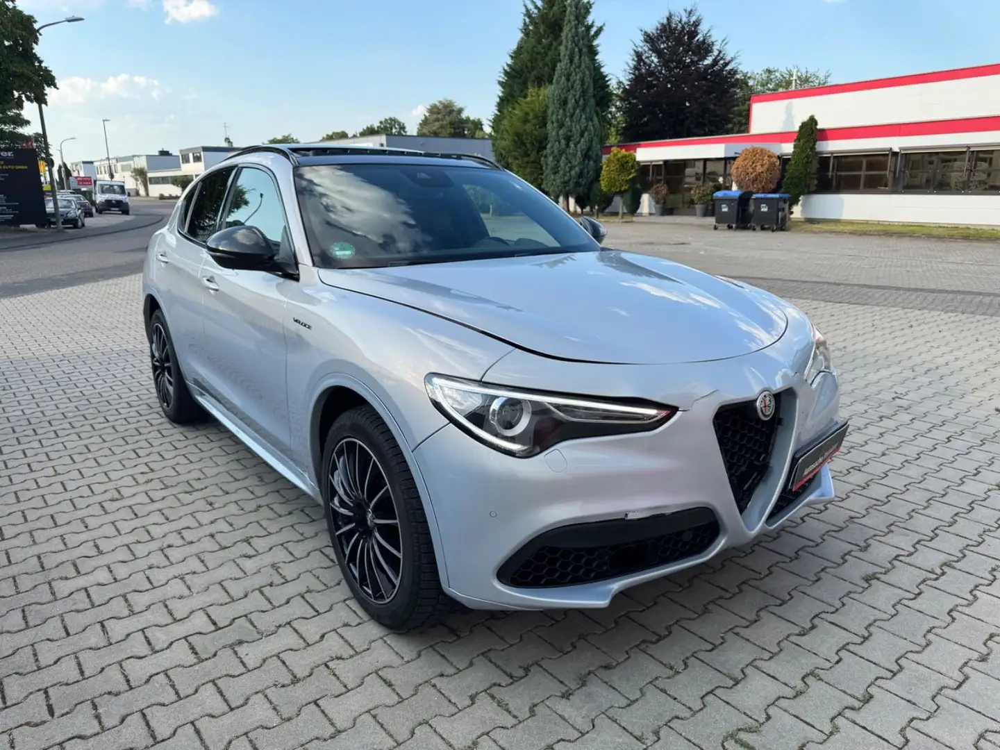 Alfa Romeo Stelvio 2.0 Turbo Veloce Q4*2.Hd*Unfall* Argent - 1