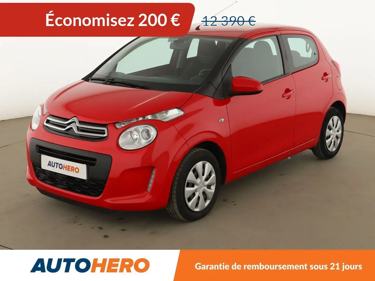 Citroen C1 1.0 VTi Feel ETG Rouge - 1