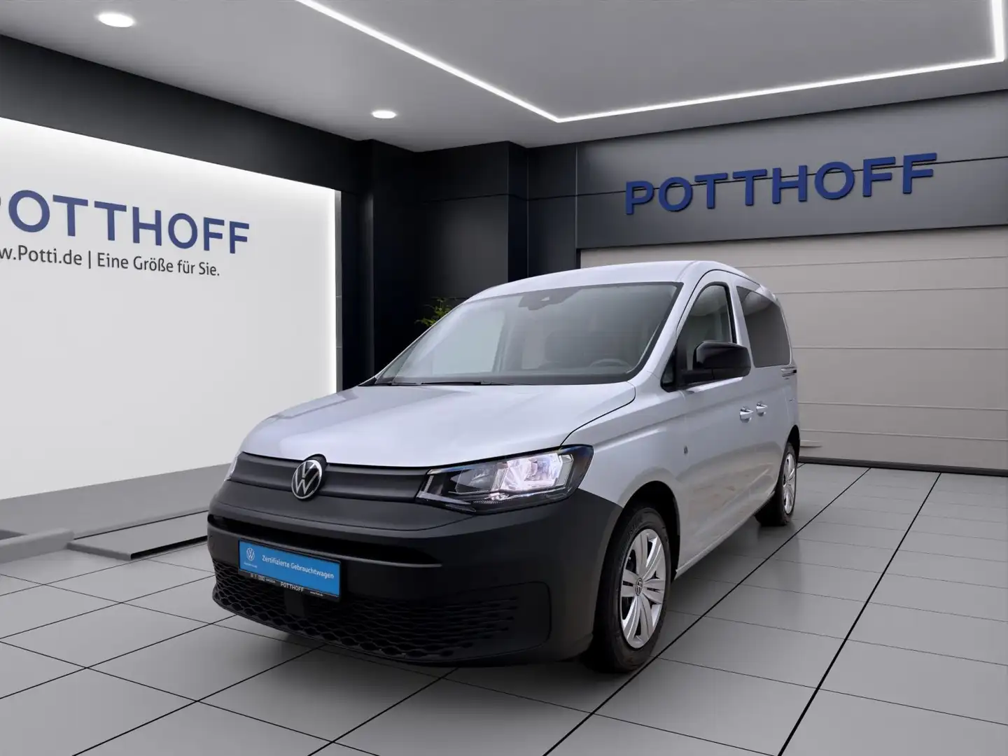 Volkswagen Caddy 2.0 TDI KOMBI KR PDC KAMERA KLIMA AHK Silber - 1